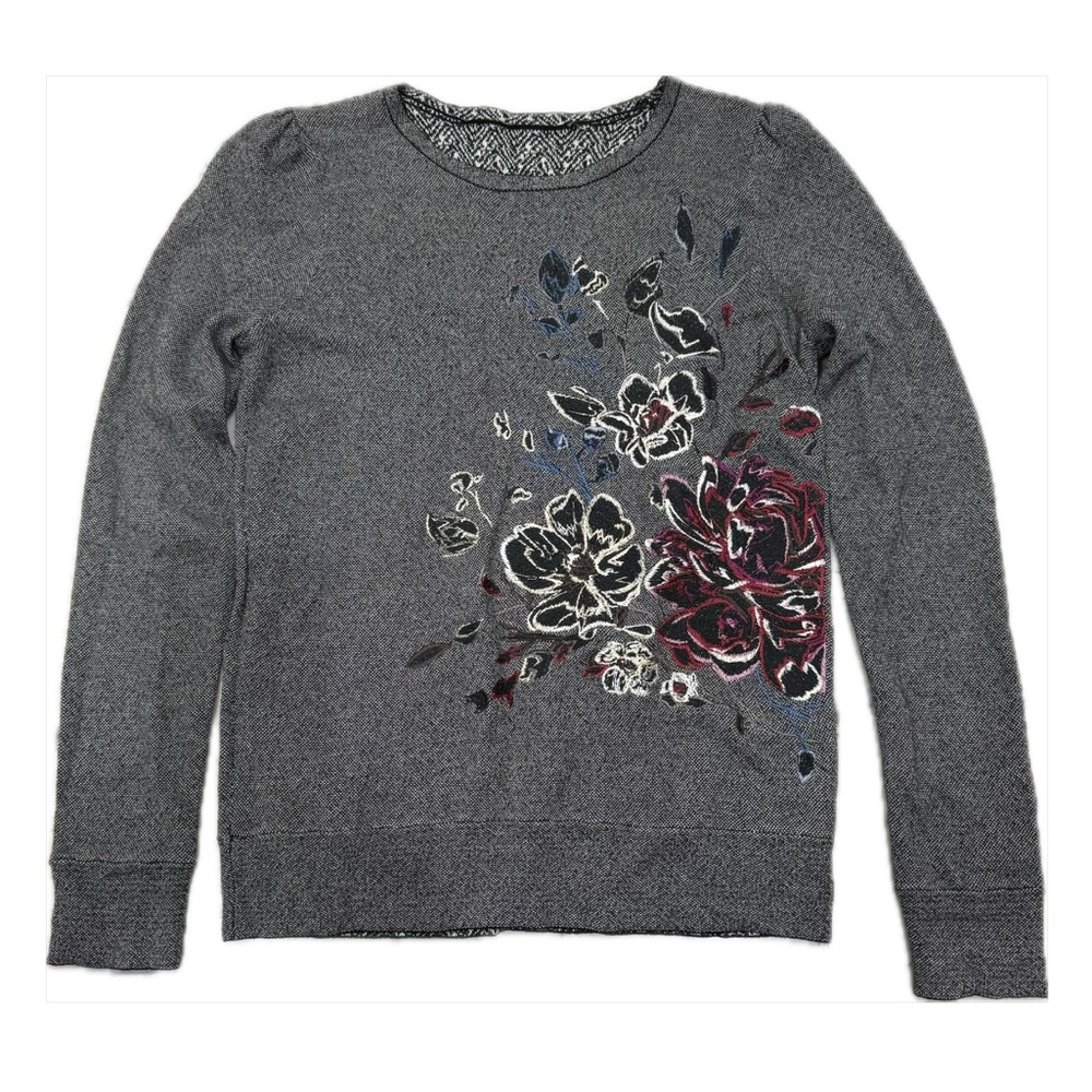 White House Black Market embroidered sweater
